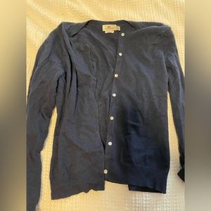 Vineyard vines navy cashmere blend cardigan
